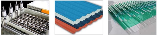 PC、PP、PVC波浪板生產線