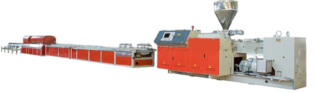 PE、PP多孔梅花管擠出生產線